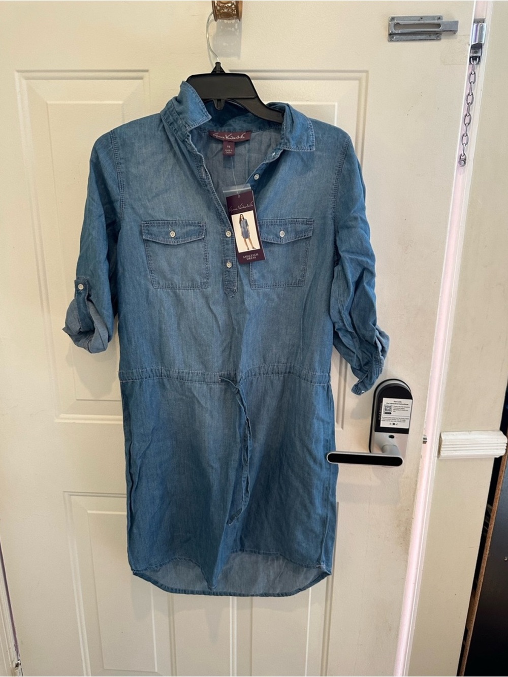 Gloria Vanderbilt Light Blue Denim Tunic Dress